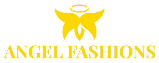 Angel Fashions logo with an angel icon above the text, representing a premium fashion e-commerce store. Discover luxury fashion collections online.