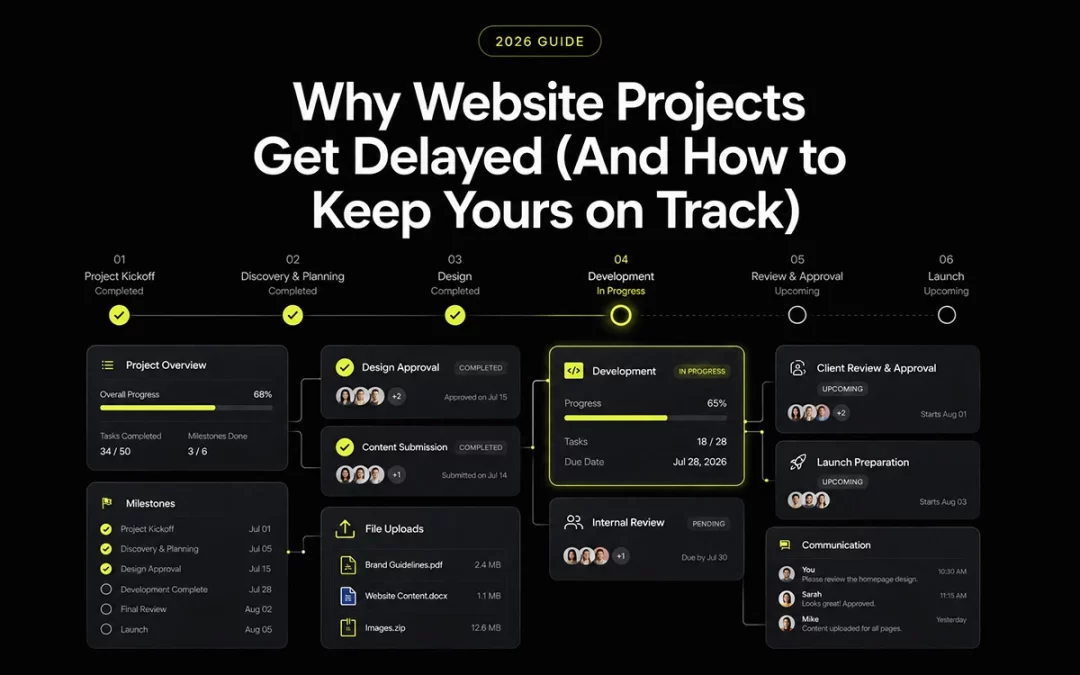 Why Website Projects Get Delayed (And How to Keep Yours on Track) (2026 Guide)